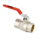 Ball valve female with red handle