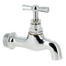 Sanitary tap with smooth spout
