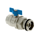 Ball valve with dutch connection