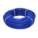 Tubo di sistema rivestito con tubo esterno ondulato blu