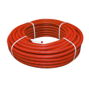 Multilayer alu-pers pipes with jacket red